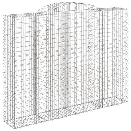 VidaXL Schanskorven 3 st gewelfd 300x50x220 240 cm ijzer