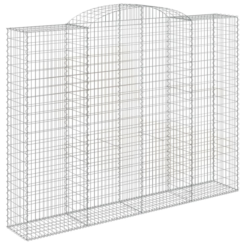 Afbeelding laden in galerijviewer, VidaXL Schanskorven 5 st gewelfd 300x50x220 240 cm ijzer
