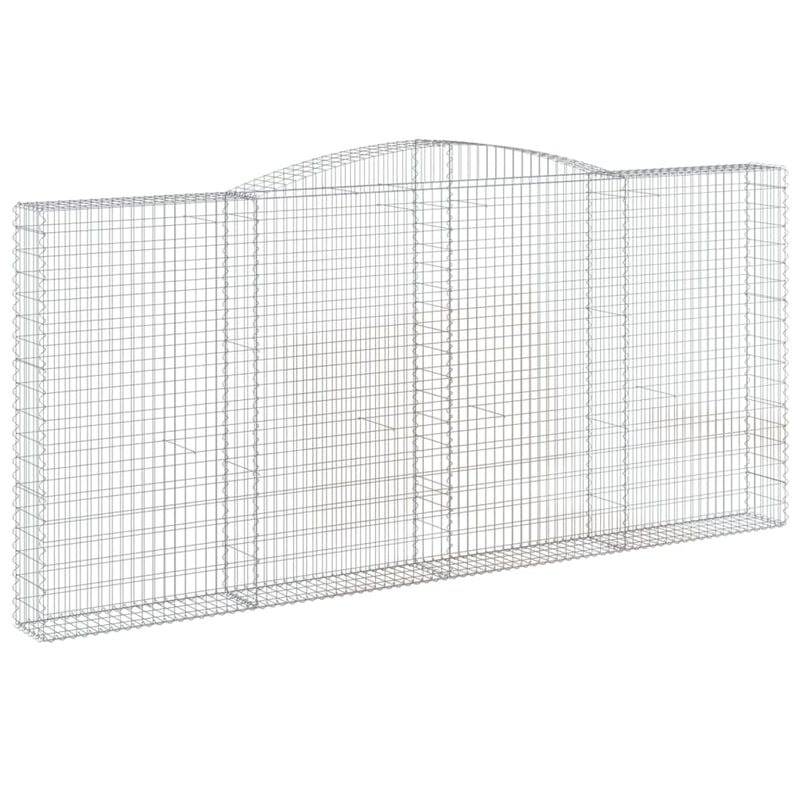 Afbeelding laden in galerijviewer, VidaXL Schanskorven 5 st gewelfd 400x30x180 200 cm ijzer
