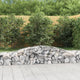 VidaXL Schanskorven 3 st gewelfd 400x50x40 60 cm ijzer