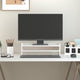Vidaxl monitorstandaard 50x24x16 cm massief grenenhout wit