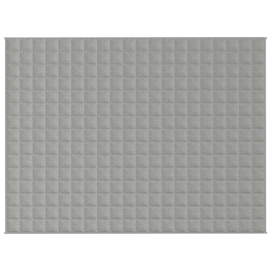 Vidaxl verzwaringsdeken 150x200 cm 11 kg stof grijs