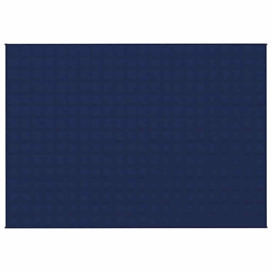 Vidaxl verzwaringsdeken 155x220 cm 11 kg stof blauw