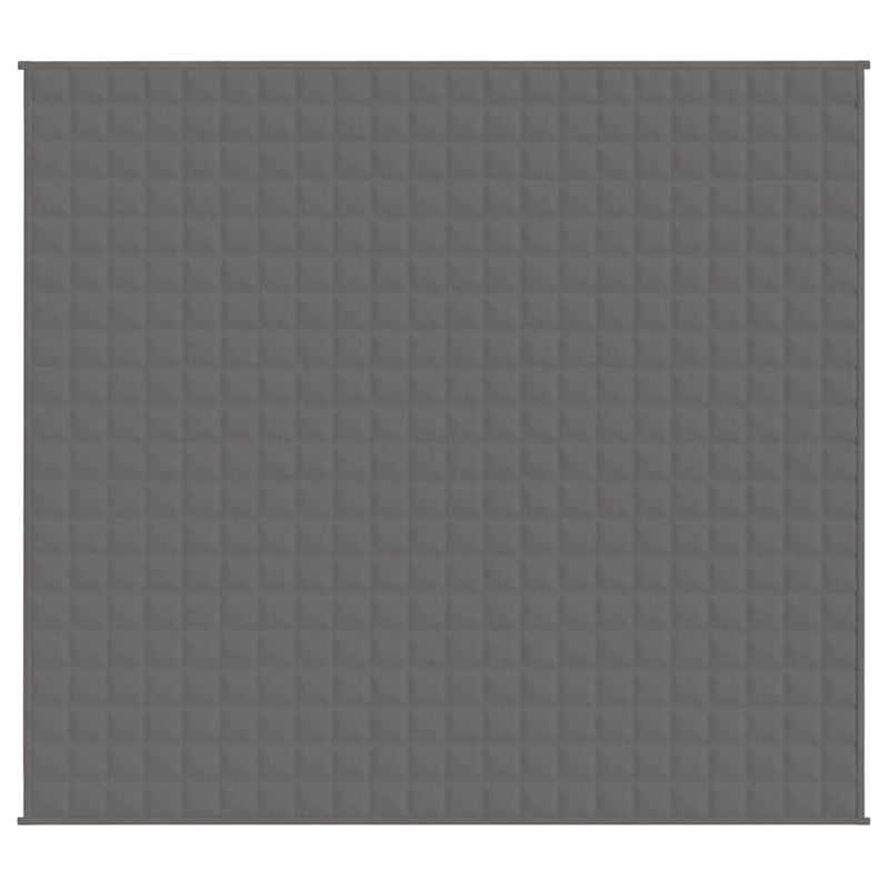 Afbeelding laden in galerijviewer, Vidaxl verzwaringsdeken 200x225 cm 9 kg stof grijs
