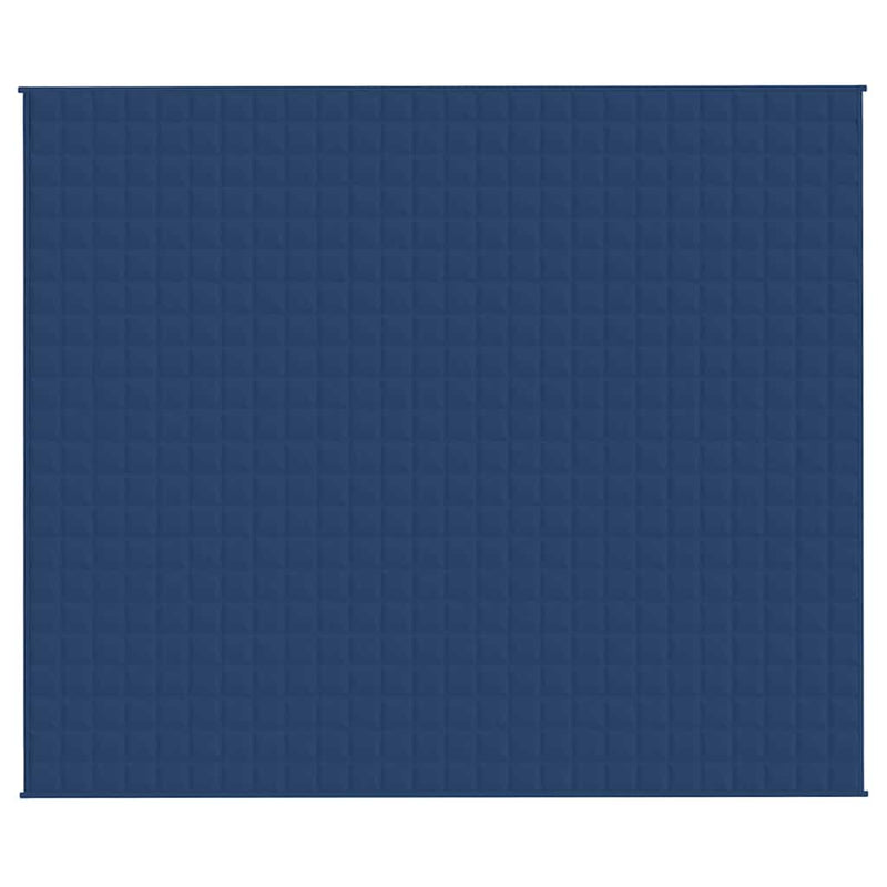 Afbeelding laden in galerijviewer, Vidaxl verzwaringsdeken 220x260 cm 11 kg stof blauw

