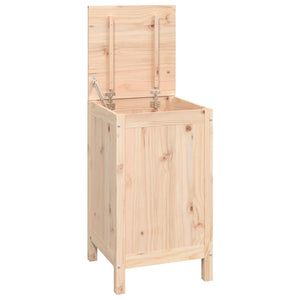 Vidaxl wasmand 44x44x76 cm massief grenenhout
