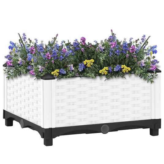 Vidaxl plantenbak verhoogd 40x40x23 cm polypropeen