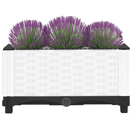 Vidaxl plantenbak verhoogd 40x40x23 cm polypropeen