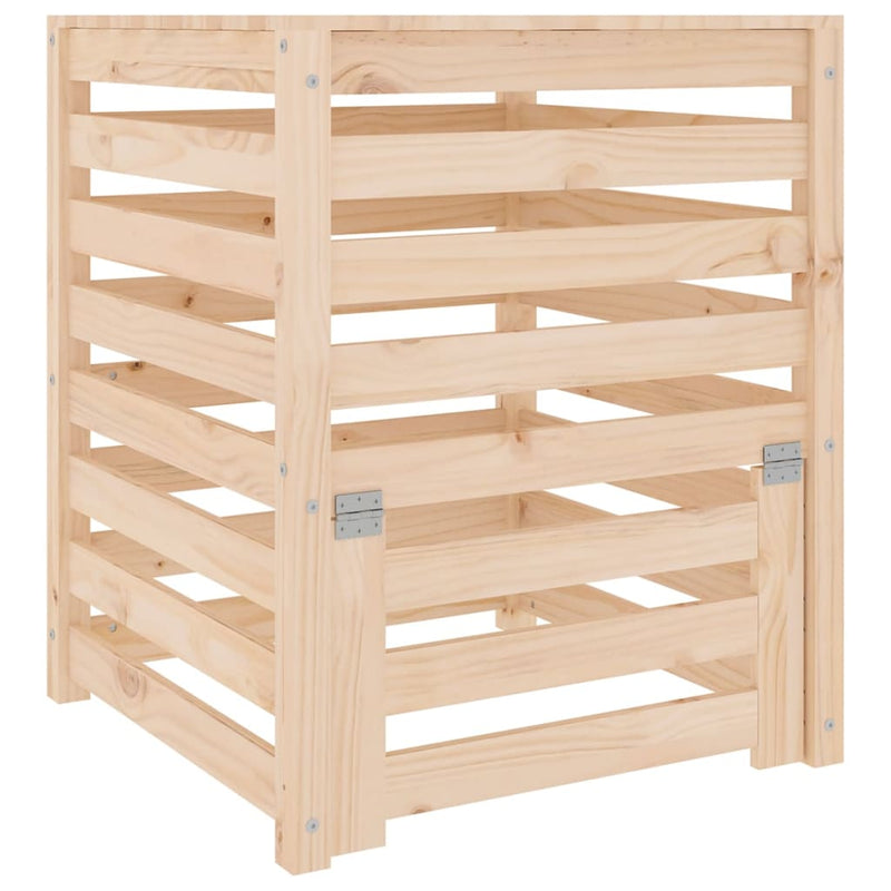 Afbeelding laden in galerijviewer, Vidaxl compostbak 63,5x63,5x77,5 cm massief grenenhout
