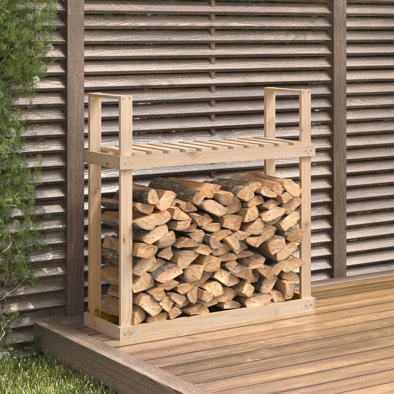 Afbeelding laden in galerijviewer, Vidaxl haardhoutrek 110x35x108,5 cm massief grenenhout
