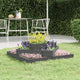 Vidaxl plantenbak 83x83x27 cm massief grenenhout grijs
