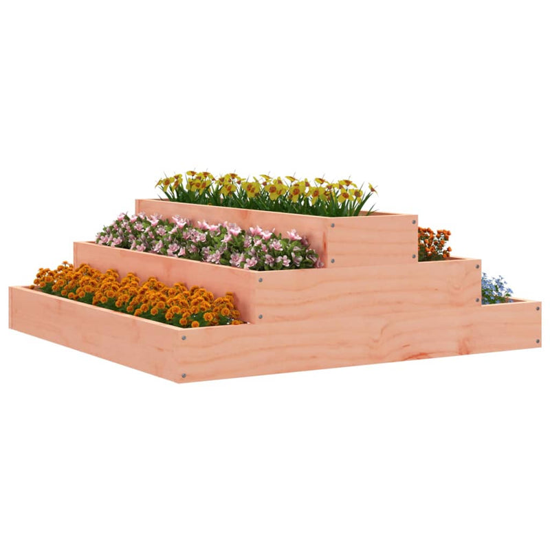 Afbeelding laden in galerijviewer, Vidaxl plantenbak 80x80x27 cm massief douglashout
