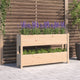 Vidaxl plantenbak 112x25x66 cm massief grenenhout