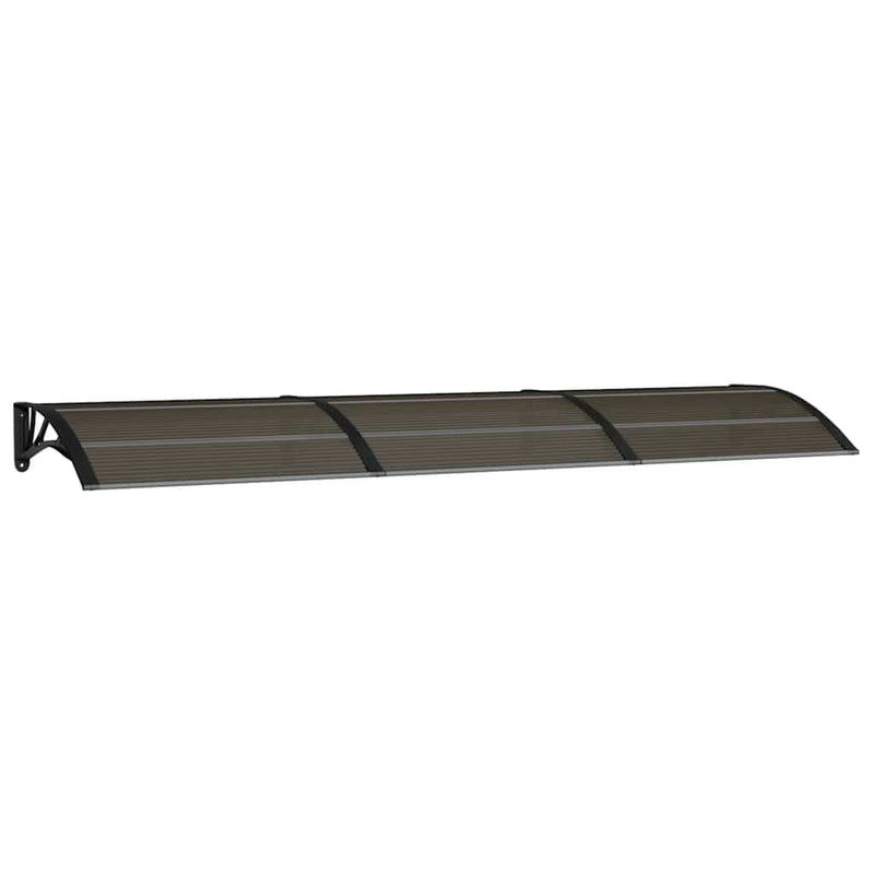 Afbeelding laden in galerijviewer, Vidaxl deurluifel 300x75 cm polycarbonaat zwart
