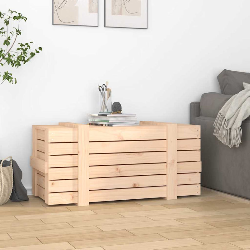 Afbeelding laden in galerijviewer, Vidaxl opbergbox 91x40,5x42 cm massief grenenhout
