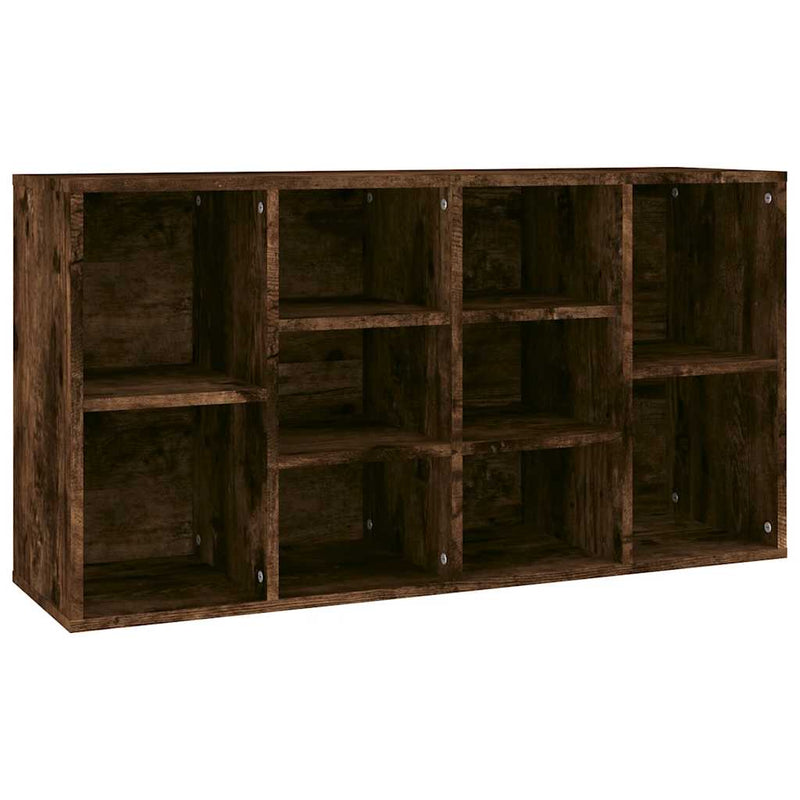 Afbeelding laden in galerijviewer, Vidaxl schoenenbank 103x30x55 cm bewerkt hout gerookt eikenkleurig
