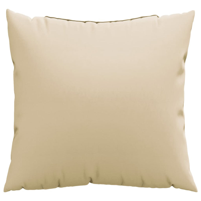 Afbeelding laden in galerijviewer, Vidaxl bankkussens 4 st 60x60 cm stof beige
