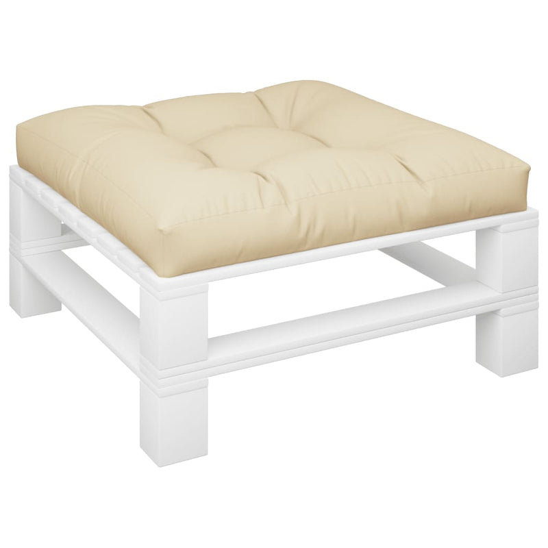Afbeelding laden in galerijviewer, Vidaxl palletkussen 70x70x12 cm beige

