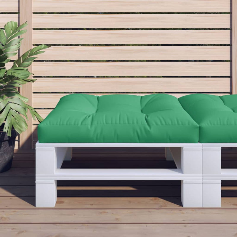 Afbeelding laden in galerijviewer, Vidaxl palletkussen 70x70x12 cm stof groen
