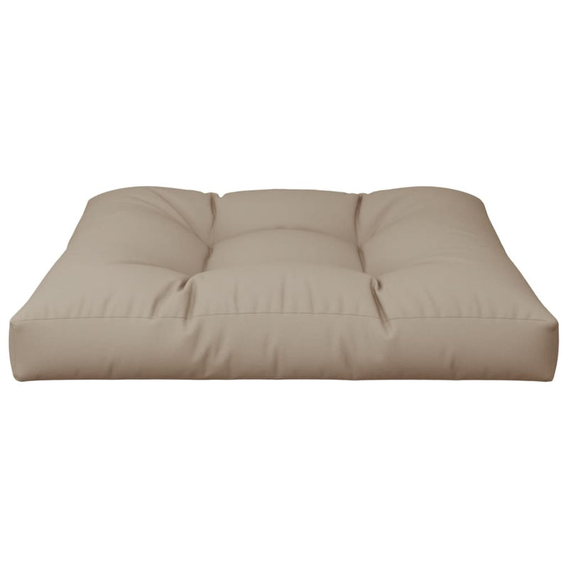 Afbeelding laden in galerijviewer, Vidaxl palletkussen 70x70x12 cm stof taupe
