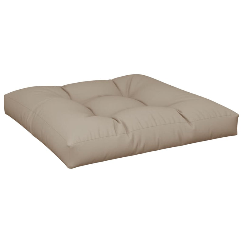 Afbeelding laden in galerijviewer, Vidaxl palletkussen 80x80x12 cm stof taupe

