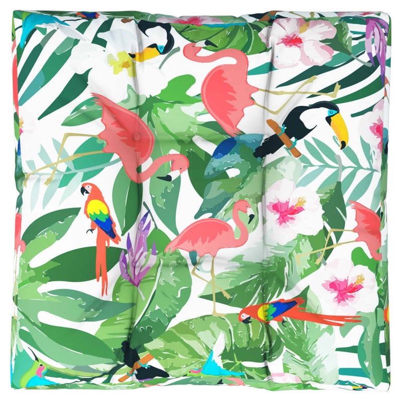 Afbeelding laden in galerijviewer, Vidaxl palletkussen 80x80x12 cm stof meerkleurig

