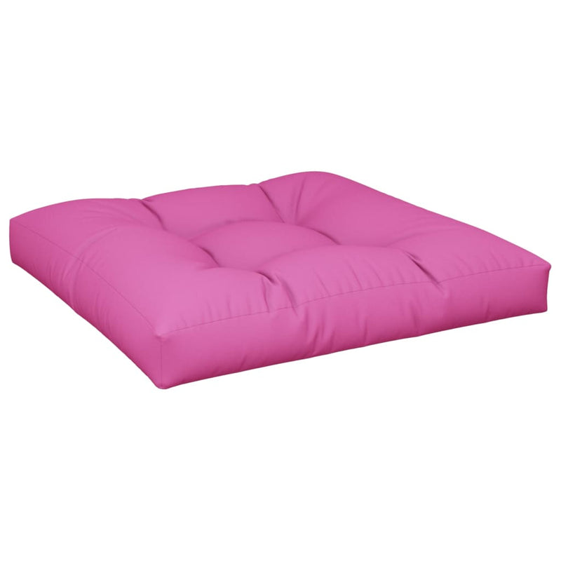 Afbeelding laden in galerijviewer, Vidaxl palletkussen 80x80x12 cm stof roze
