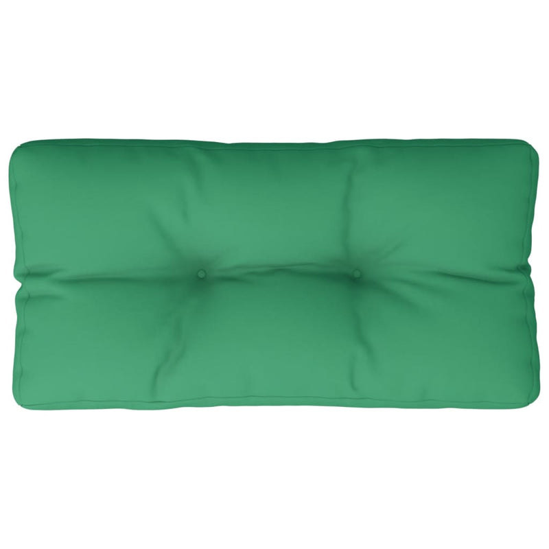 Afbeelding laden in galerijviewer, Vidaxl palletkussen 70x40x12 cm stof groen
