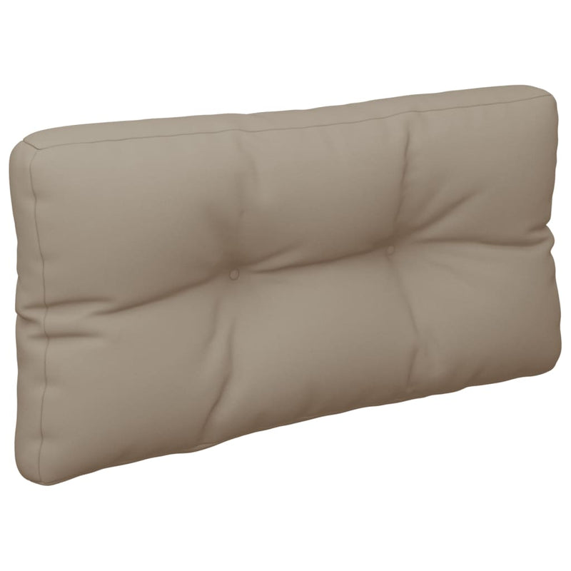Afbeelding laden in galerijviewer, Vidaxl palletkussen 70x40x12 cm stof taupe

