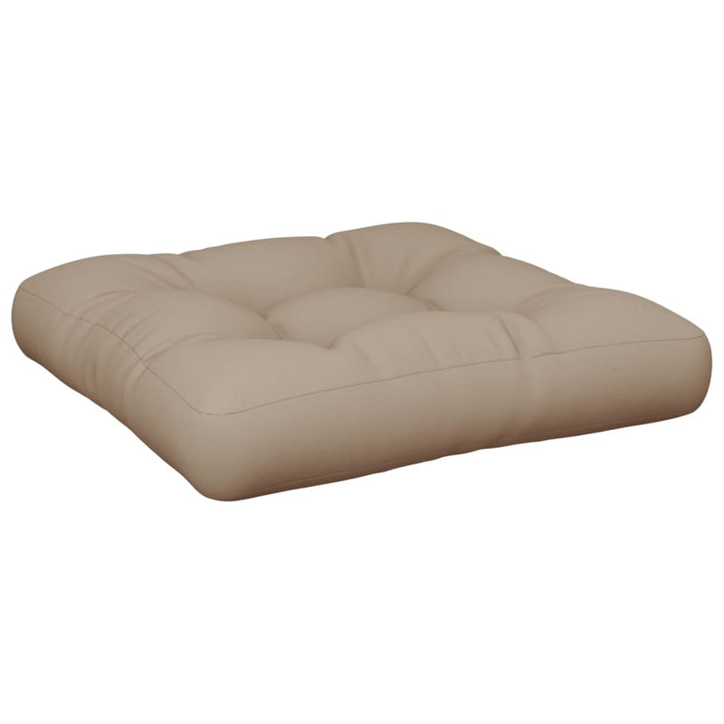 Afbeelding laden in galerijviewer, Vidaxl palletkussens 2 st stof taupe
