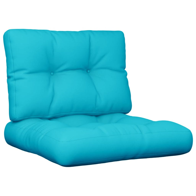 Afbeelding laden in galerijviewer, Vidaxl palletkussens 2 st stof turquoise
