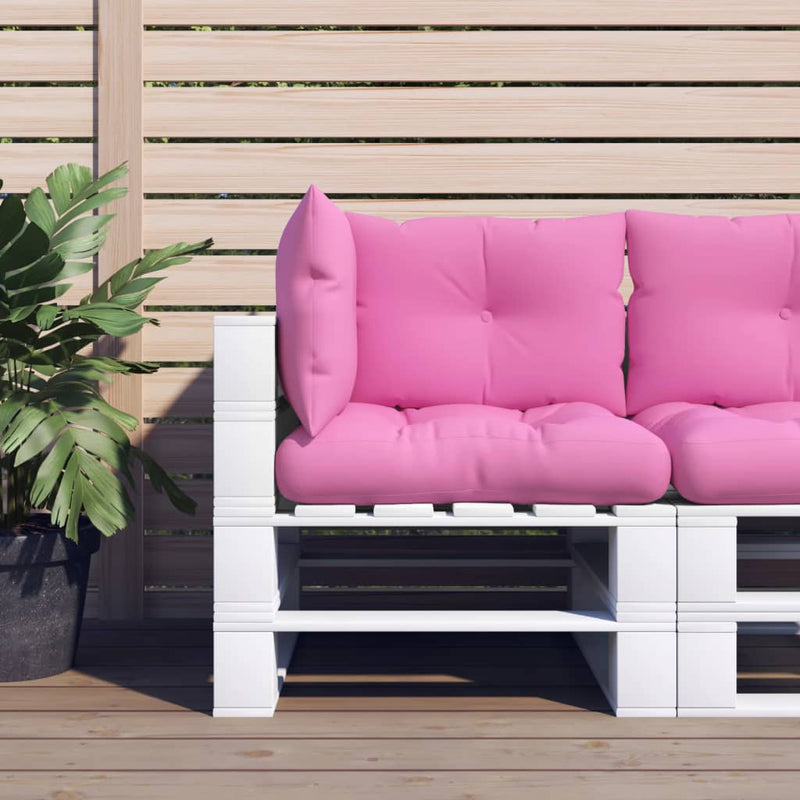 Afbeelding laden in galerijviewer, Vidaxl palletkussens 3 st oxford stof roze
