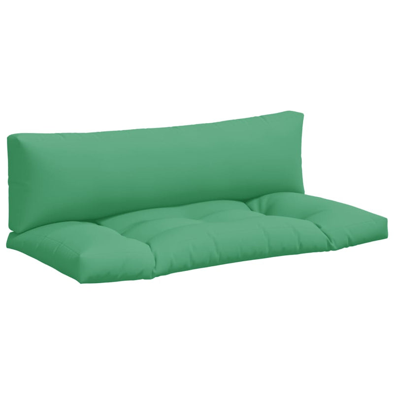 Afbeelding laden in galerijviewer, Vidaxl palletkussens 2 st stof groen
