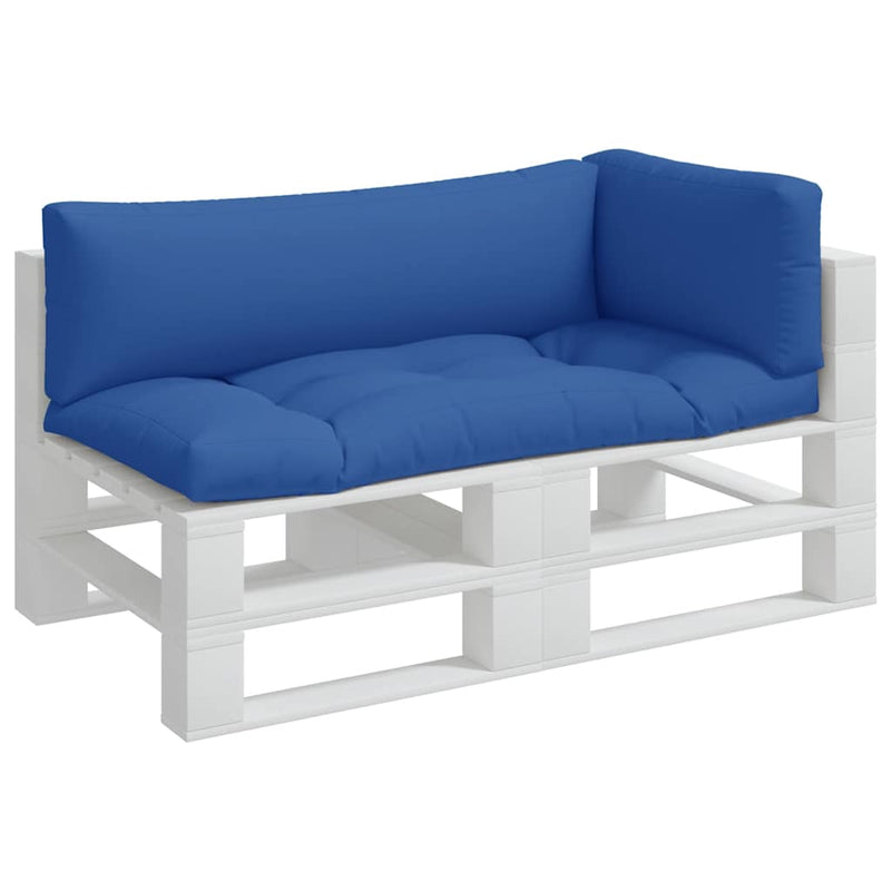 Afbeelding laden in galerijviewer, Vidaxl palletkussens 3 st stof blauw
