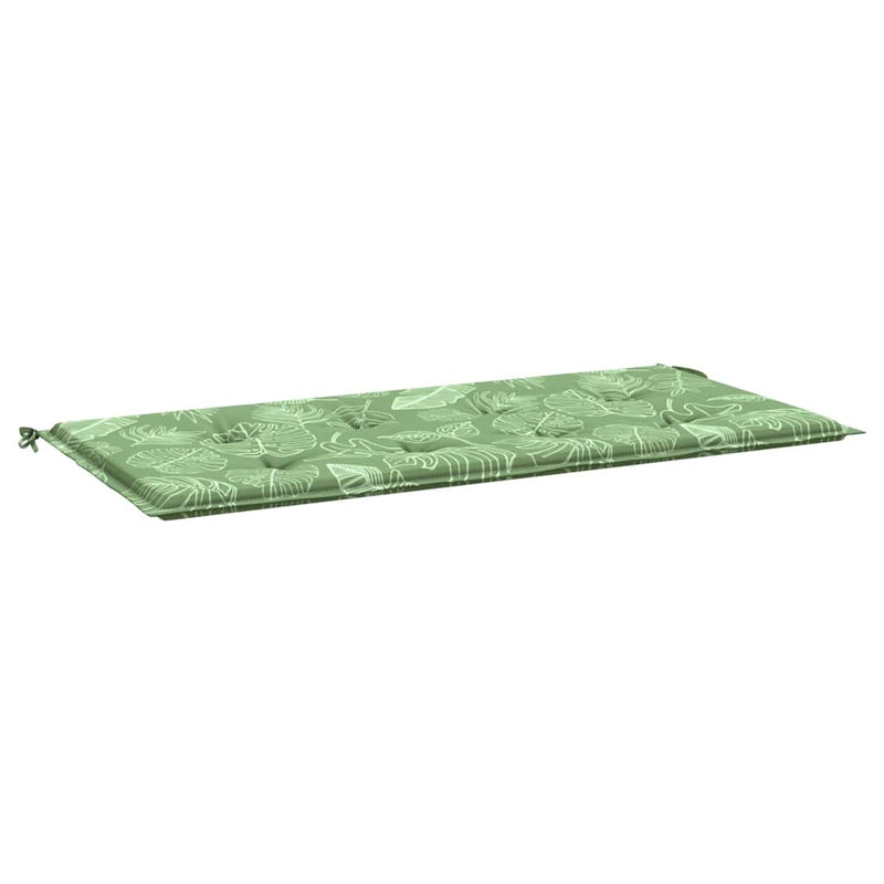 Afbeelding laden in galerijviewer, Vidaxl tuinbankkussen 120x50x4 cm oxford stof bladpatroon
