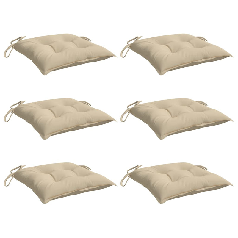Afbeelding laden in galerijviewer, Vidaxl palletkussens 6 st 50x50x7 cm oxford stof beige
