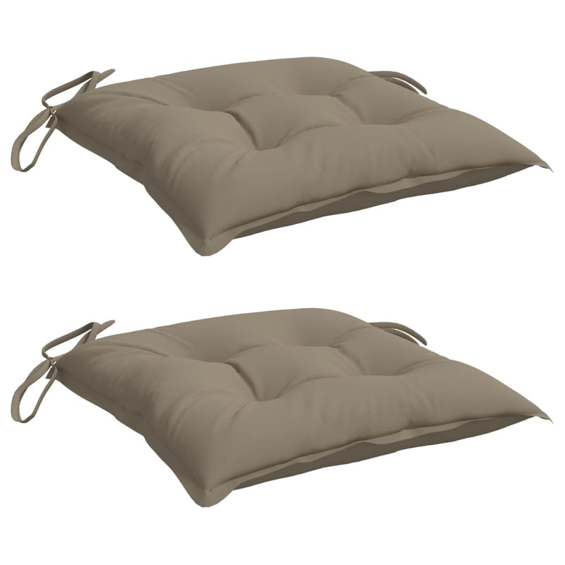 Afbeelding laden in galerijviewer, Vidaxl palletkussens 2 st 50x50x7 cm oxford stof taupe
