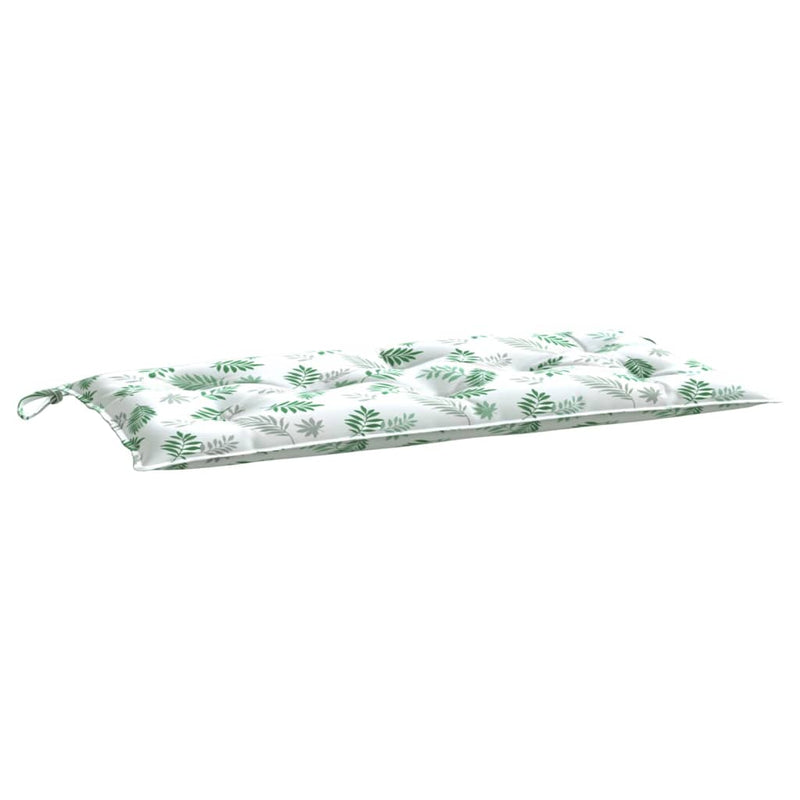 Afbeelding laden in galerijviewer, Vidaxl tuinbankkussen 100x50x7 cm oxford stof bladpatroon
