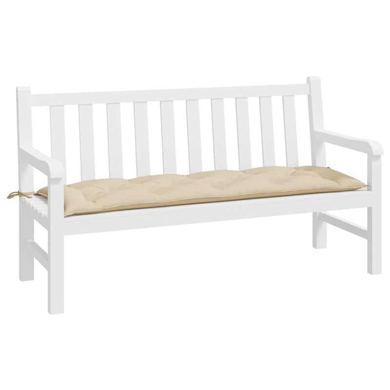 Afbeelding laden in galerijviewer, Vidaxl tuinbankkussen 150x50x7 cm oxford stof beige
