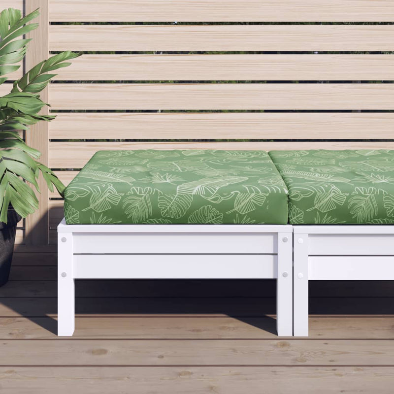 Afbeelding laden in galerijviewer, Vidaxl palletkussen bladpatroon 60x60x8 cm oxford stof
