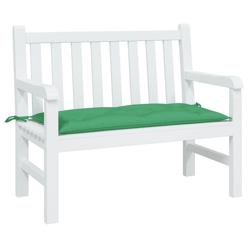 Afbeelding laden in galerijviewer, Vidaxl tuinbankkussen 110x50x7 cm oxford stof groen

