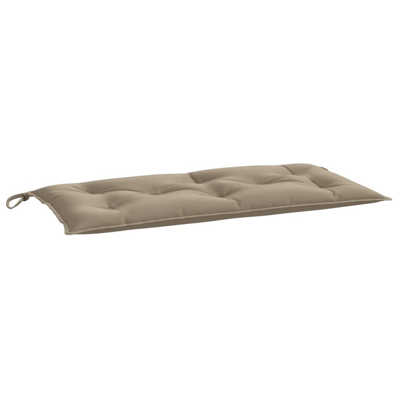 Afbeelding laden in galerijviewer, Vidaxl tuinbankkussen 110x50x7 cm oxford stof taupe
