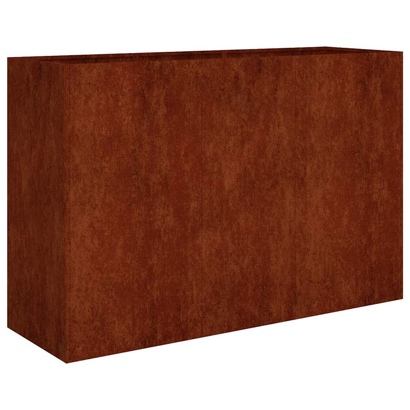 Afbeelding laden in galerijviewer, Vidaxl plantenbak verhoogd 120x40x80 cm cortenstaal
