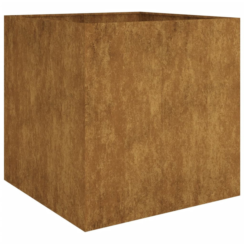 Afbeelding laden in galerijviewer, Vidaxl plantenbak 80x80x80 cm cortenstaal
