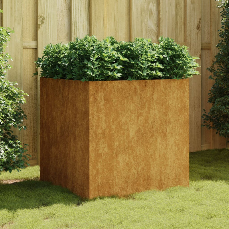 Afbeelding laden in galerijviewer, Vidaxl plantenbak 80x80x80 cm cortenstaal
