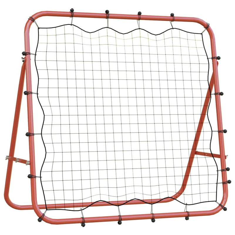 Afbeelding laden in galerijviewer, Vidaxl voetbal kickback rebounder verstelbaar 96x80x96 cm staal en pe
