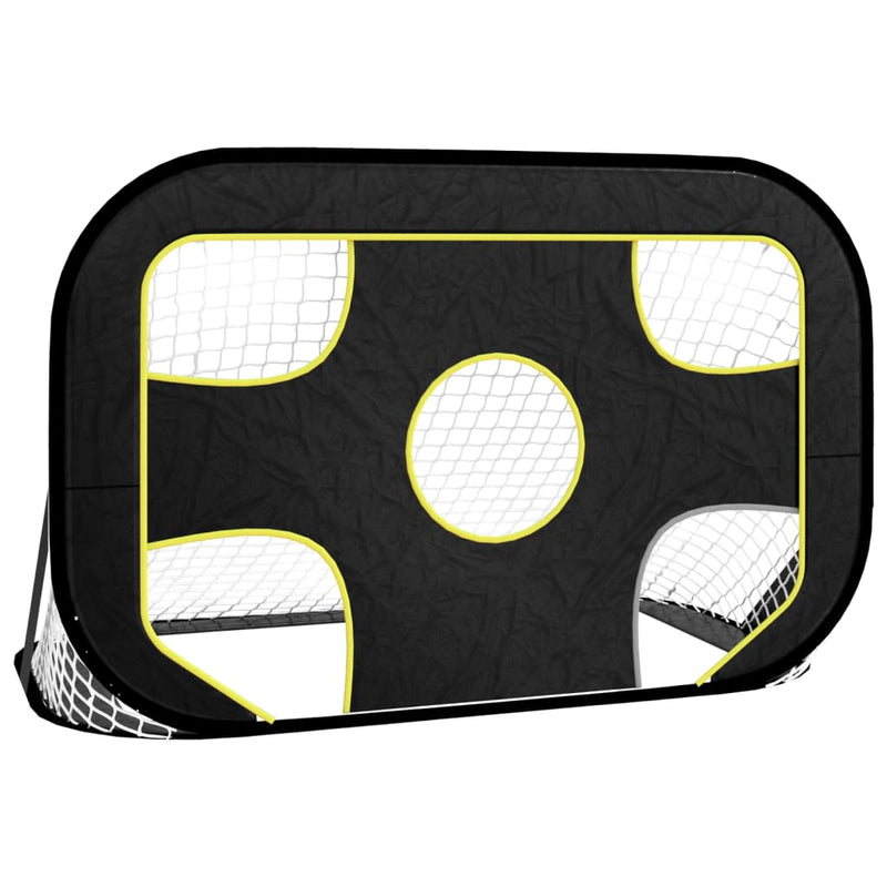 Afbeelding laden in galerijviewer, Vidaxl voetbaldoel met doelwit 120x80x80 cm polyester
