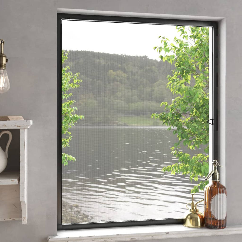 Afbeelding laden in galerijviewer, Vidaxl raamhor 80x100 cm antracietkleurig
