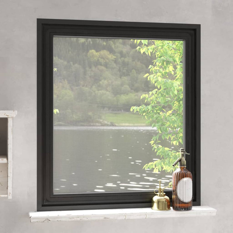 Afbeelding laden in galerijviewer, Vidaxl insectenhor voor ramen magnetisch 130x150 cm antracietkleurig
