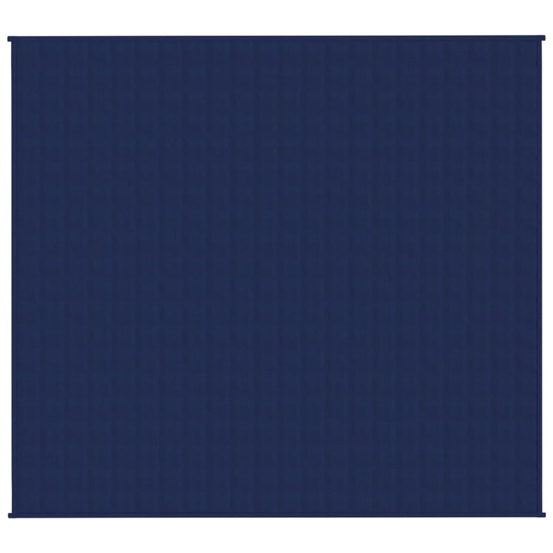 Afbeelding laden in galerijviewer, Vidaxl verzwaringsdeken 200x230 cm 13 kg stof blauw
